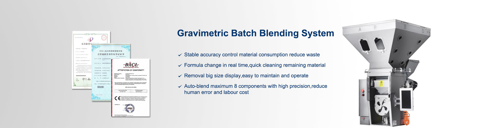 Kalite Gravimetrik Besleme Sistemi Fabrika